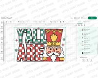 Glitter Christmas Nutcracker Svg Png | Colorful Christmas Product Image 4