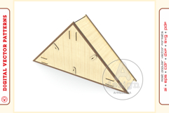 American Flag Memorial Box v108 ready laser cut vector file Product Image 5