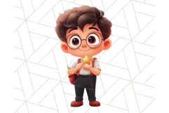 Boy Teacher Clipart PNG, Cute Male Teacher Illustration Product Image 5