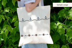 Seamless Nautical Border SVG Bundle | 10 Ocean Designs Product Image 5