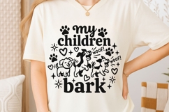 My Children Bark Svg, Dog Mom Svg, Funny Dog Lover Svg. Product Image 6