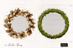 4 Christmas Photo Ornament PNG Product Image 2