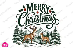 Merry Christmas PNG, Christmas Trees PNG, Christmas Shirt Product Image 2