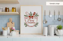 Christmas Kitchen SVG, Merry Christmas Kitchen Cut File Product Image 5