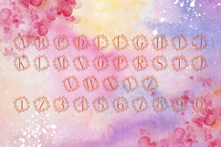 MeadowLine Monogram - Delicate Floral Line Art Monogram Font Product Image 4