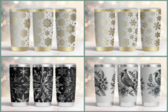 20oz Tumbler laser svg Floral wrap| Wildflowers pattern Product Image 2