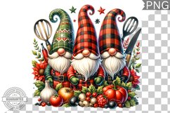Christmas kitchen Gnome Sublimation - Clipart PNG Design Product Image 1