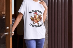 Funny Chicken Sublimation PNG Set Product Image 5