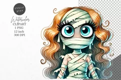 Halloween clipart, Mummy clipart, Autumn clipart Product Image 1