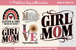 Mothers day Mom sublimation Bundle PNG Product Image 5