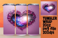 Celebrate Love: 3D Valentines Tumbler Art Product Image 1
