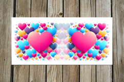 Love Hearts | 4 Valentine Sublimation Mug designs PL Product Image 5