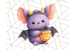 Halloween Costume Parade Clipart PNG with Monsters Clip Art Product Image 5