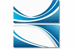 Abstract Blue And White Backgrounds With Dynamic Curves Product Image 4