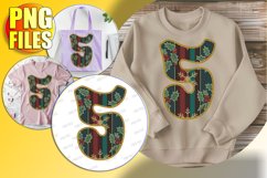 5 Doodle Letter Style Figure Joyful Festive Design! Product Image 1