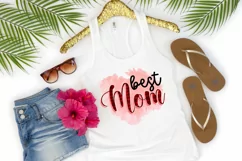 Best Mom PNG Sublimation Design, Sublimation Png Files Product Image 5