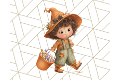 Halloween Neighborhood Clipart PNG for Trick or Treat Product Image 5