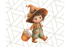 Halloween Neighborhood Clipart PNG for Trick or Treat Product Image 5