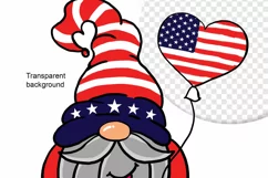 Gnomes happy Independence Day of America, from July 4th Product Image 4