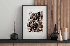 Valentine Dachshund Sublimation Product Image 5