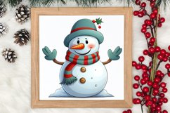 Funny Snowman Sublimation Clipart, Christmas PNG Product Image 4