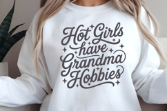 Hot Girls Have Grandma Hobbies PNG and SVG, 9 Colors Product Image 11