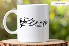 Hand Drawn Sheet Music Notes SVG Product Image 5