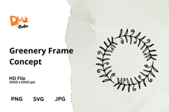 Greenery Frame Concept Product Image 1