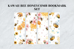 Kawaii Bee Honeycomb Bookmark Set,Cute Bumblebee Honey Desig Product Image 5