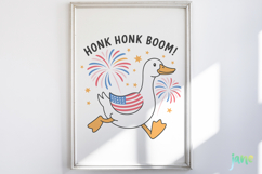 4th of July Silly Goose SVG PNG Product Image 5