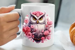 Christmas Owl Clipart, Christmas Owl Clipart, Christmas Owl Product Image 5