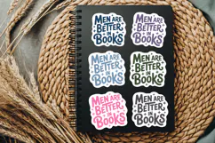 Men Are Better In Books PNG and SVG 10 Colors/Variations Product Image 2