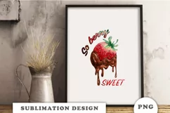 Sweet Strawberry sublimation png Product Image 5
