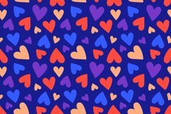 Love hearts seamless patterns pack Product Image 5