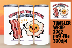 Tailored 20oz Tumbler Wraps , Kawaii Food Product Image 1