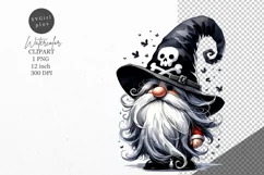 Halloween clipart, Gnome clipart, Halloween gnome clipart Product Image 1