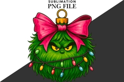 Green Christmas decoration png design for T-shirts Product Image 2