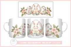 Easter Mug Wrap Sublimation Design PNG Product Image 2