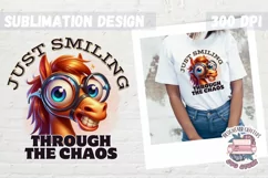 Funny Sarcasm Sublimation design PNG Quote Animal Product Image 1