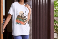 Whimsical Reading Books PNG Bundle 12 Cozy Sublimation Desig Product Image 5