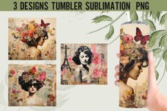 Vintage Tumbler Wrap Sublimation Design |Tumbler Wrap Product Image 1