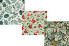 Heart of the Forest Autumn Seamless Pattern, Digital Paper Product Image 5
