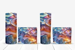Liquid Tumbler Sublimation Designs, Water Tumbler Wrap PNG Product Image 5