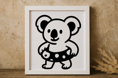 Cute Summer Koala SVG Product Image 1