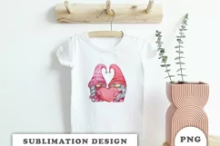 Valentines day Gnomes Clipart PNG Product Image 5