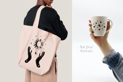 Magic and Celestial svg bundle |Witchy moon svg designs Product Image 5