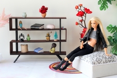 Miniature industrial modern bookcase digital file kit, doll Product Image 5