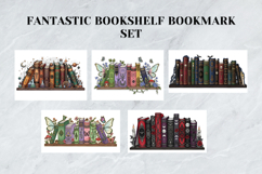 Fantastic Bookshelf Horizontal Bookmark Set,Magical Library Product Image 5