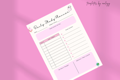 Aesthetic Daily Study Planner Template for Canva Digital S Product Image 5