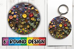 Spring Blossoms Keychain PNG Product Image 1